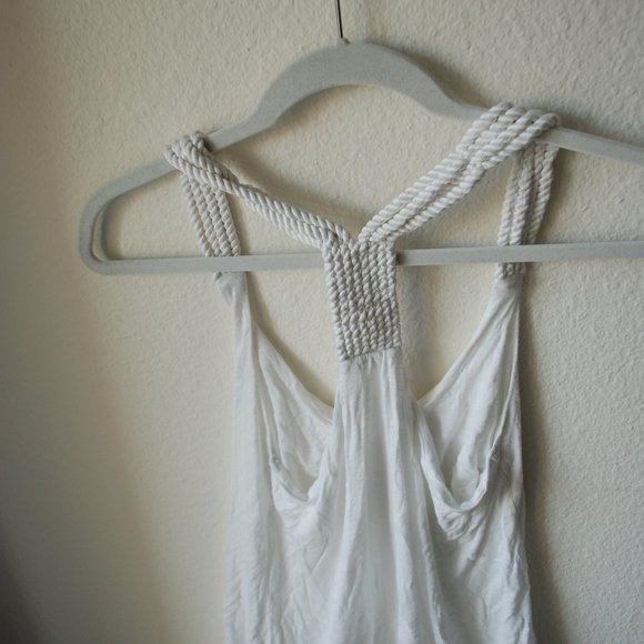 White Rope String Tank Top - Picture 3 of 3